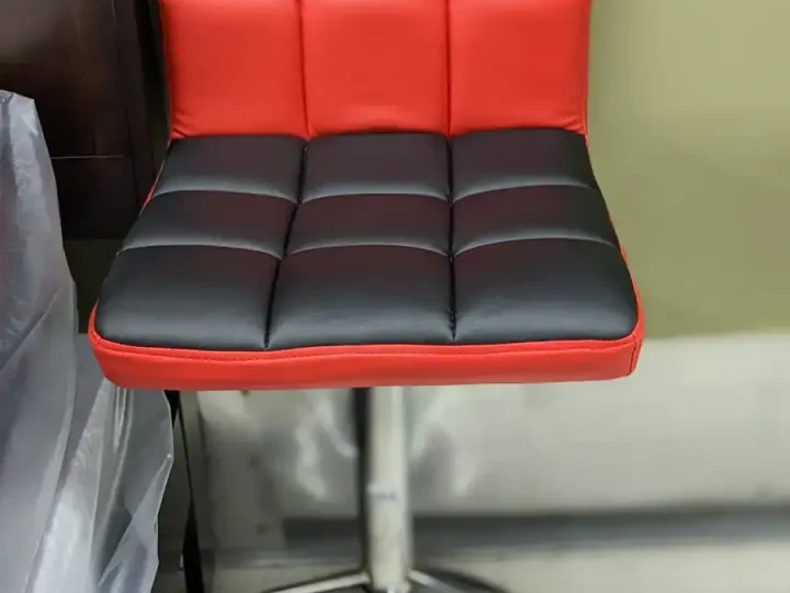 Red Swivel Bar Stool