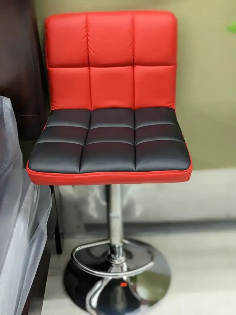 Red Swivel Bar Stool