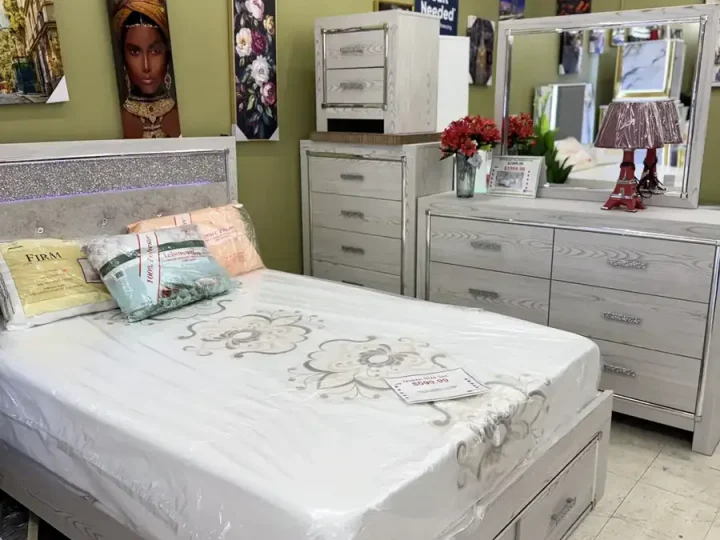 Whitewash Bedroom Set