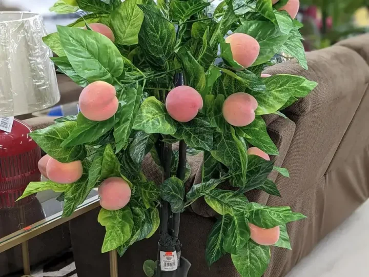 Faux Peach Tree
