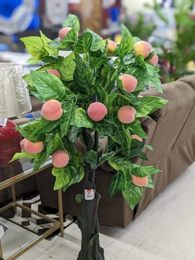 Faux Peach Tree